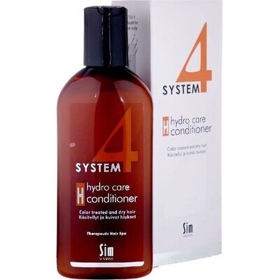System 4 Sim Sensitive Hydro Care Conditioner H -Терапевтический кондиционер для питания сухих, поврежденных и окрашенных волос 215 мл