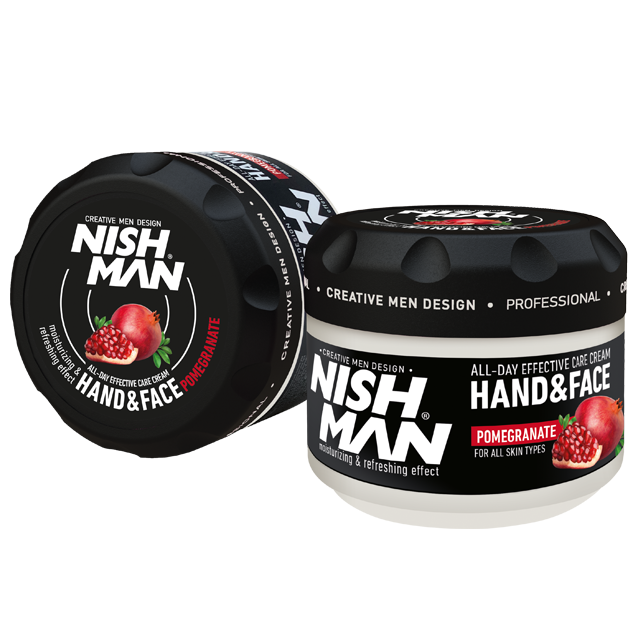 Nishman Hand & Face Care Cream Pomegranate - Крем для рук и лица Гранат 300 мл
