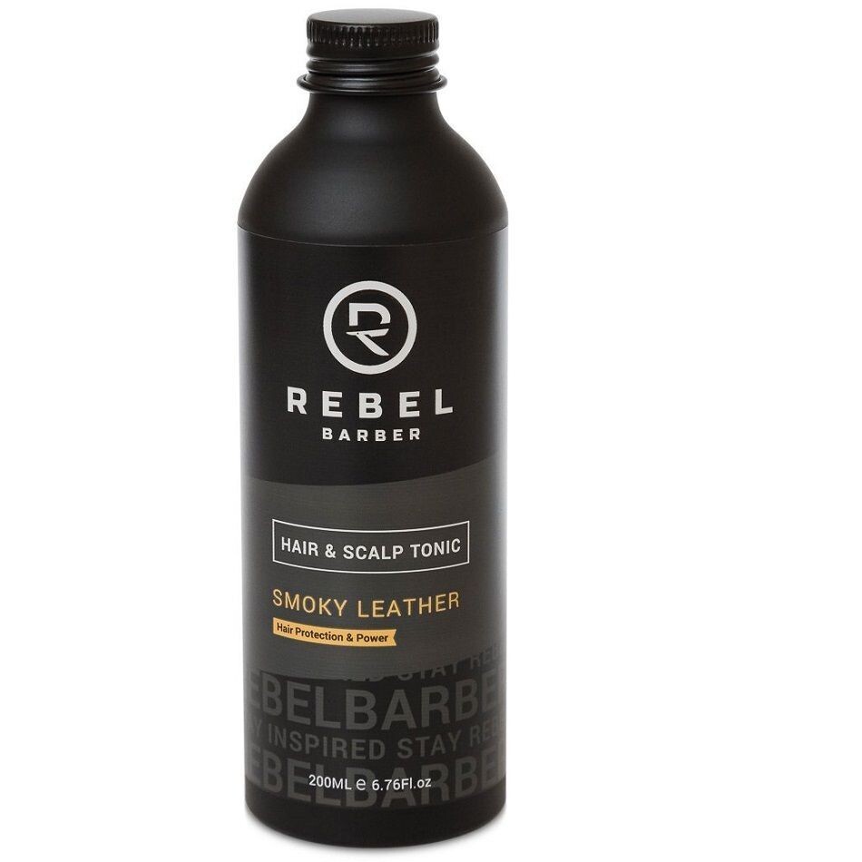 Rebel Barber Hair And Scalp Tonic Smoky Leather - Тоник для ухода за волосами 200 мл