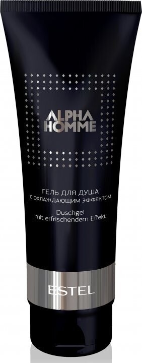 ESTEL ALPHA HOMME CHROME - Шампунь-гель для волос и тела, 200 мл
