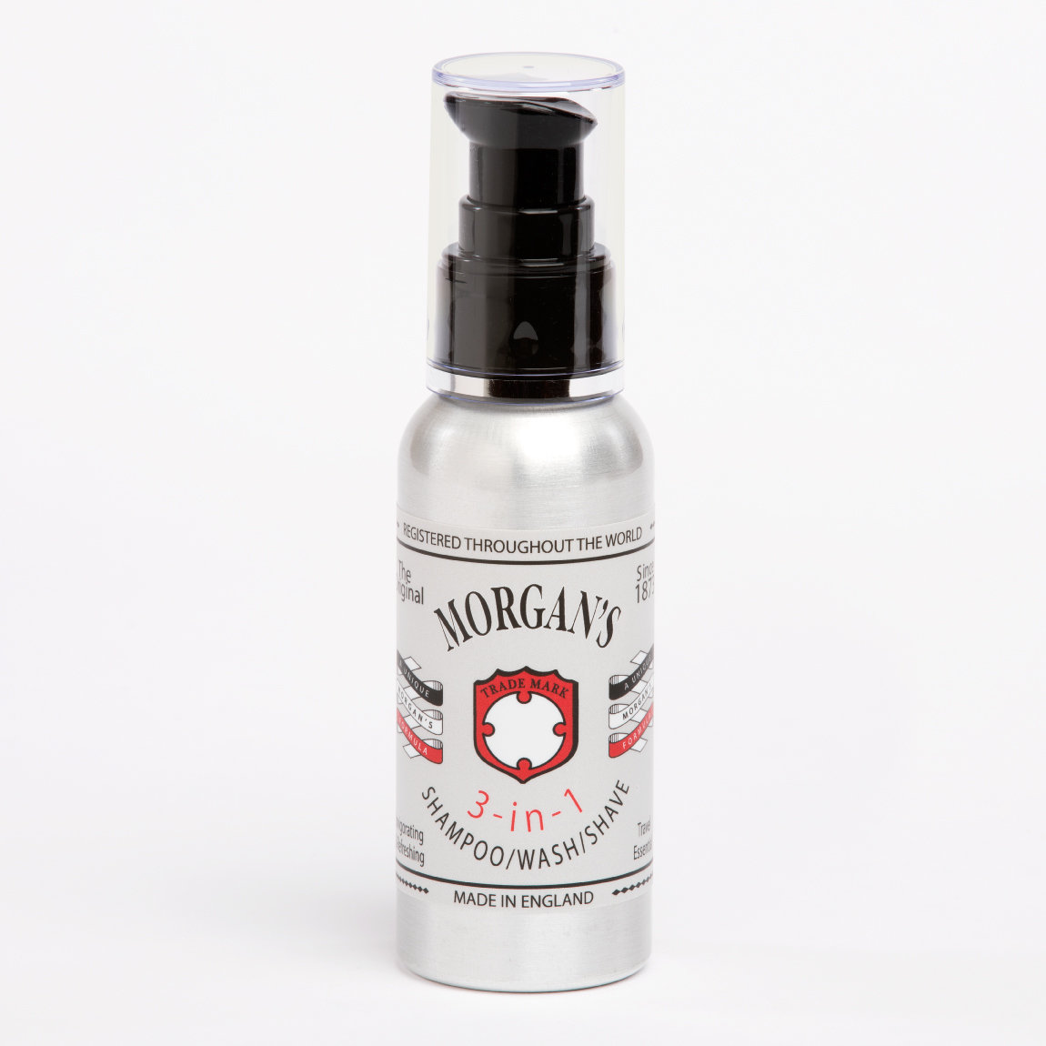 MORGAN'S 3 in 1 shampoo/wash/shave - 3 в 1 Шампунь, гель для душа, средство для бритья 100 мл