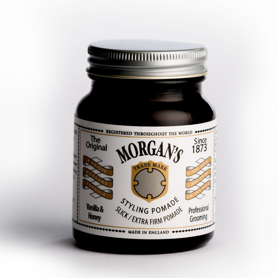 Morgan's Vanilla & Honey Pomade - Помада для укладки Экстра сильной фиксации без блеска 100гр