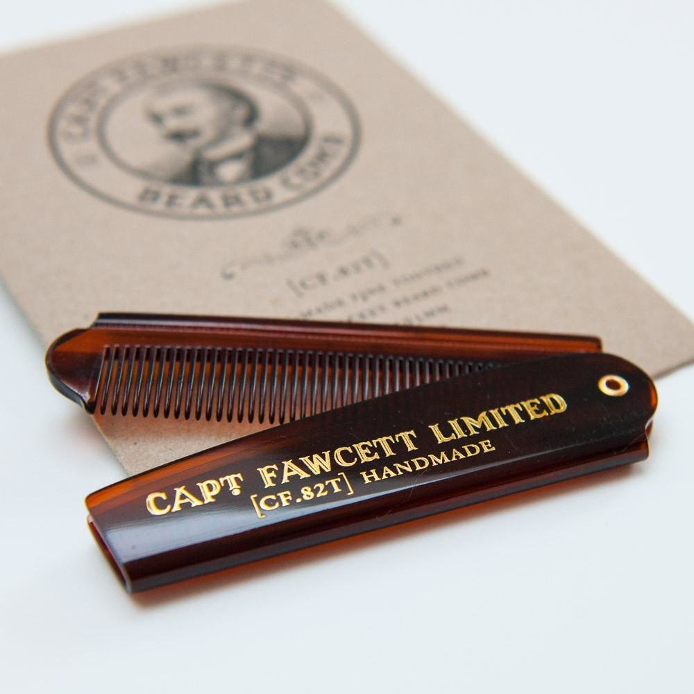 Captain Fawcett Pocket Beard Comb - Расческа для бороды