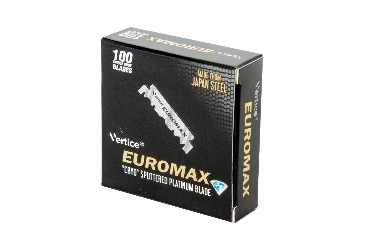 Лезвия Euromax односторонние половинки 100 шт.