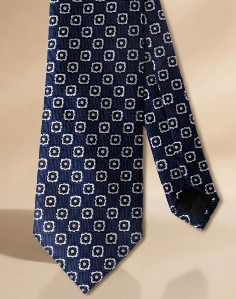 CORBATA MARINO FLORES BLANCAS