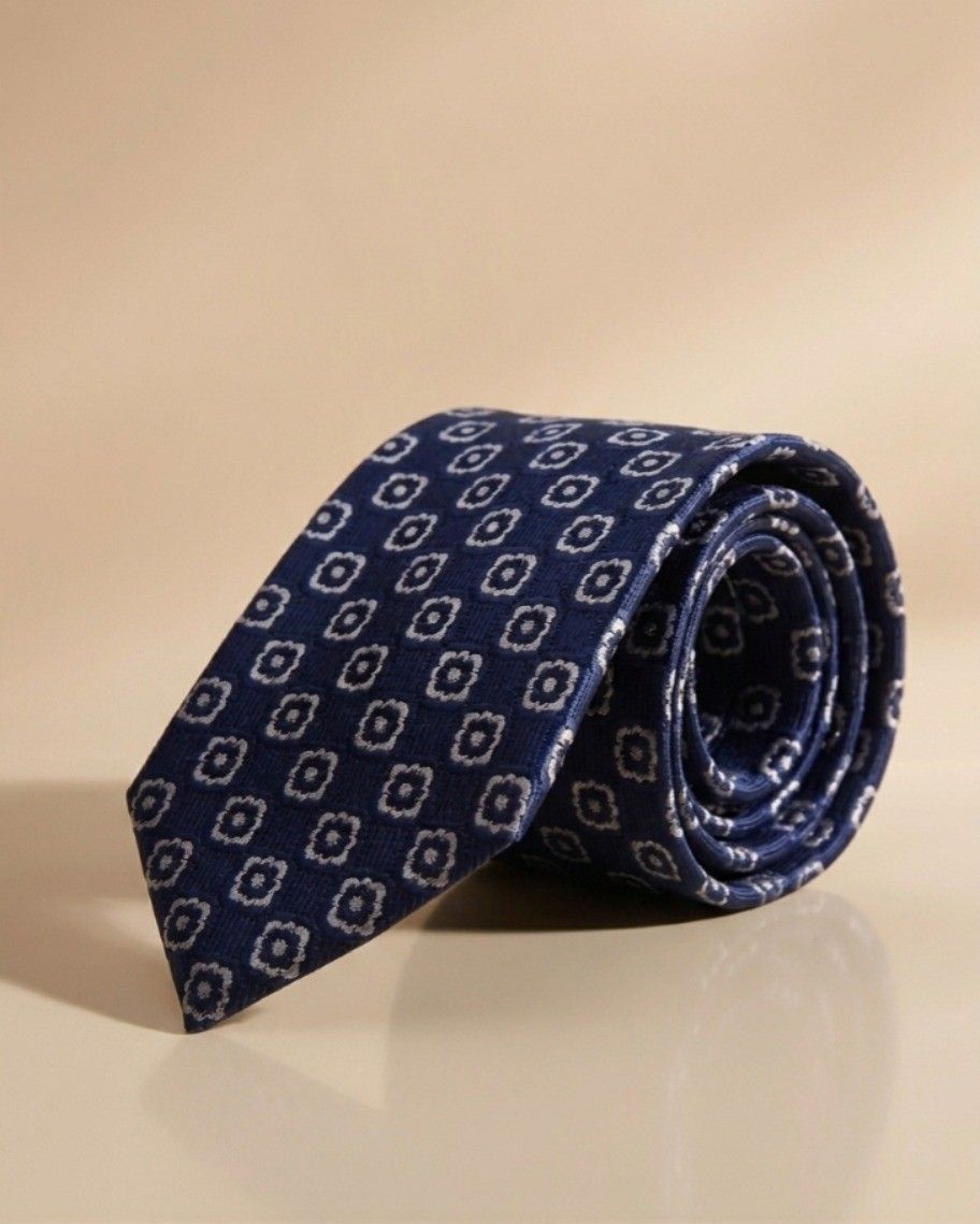 CORBATA MARINO FLORES BLANCAS