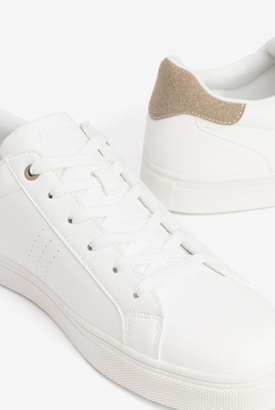 DEPORTIVAS BLANCA FILO BEIGE
