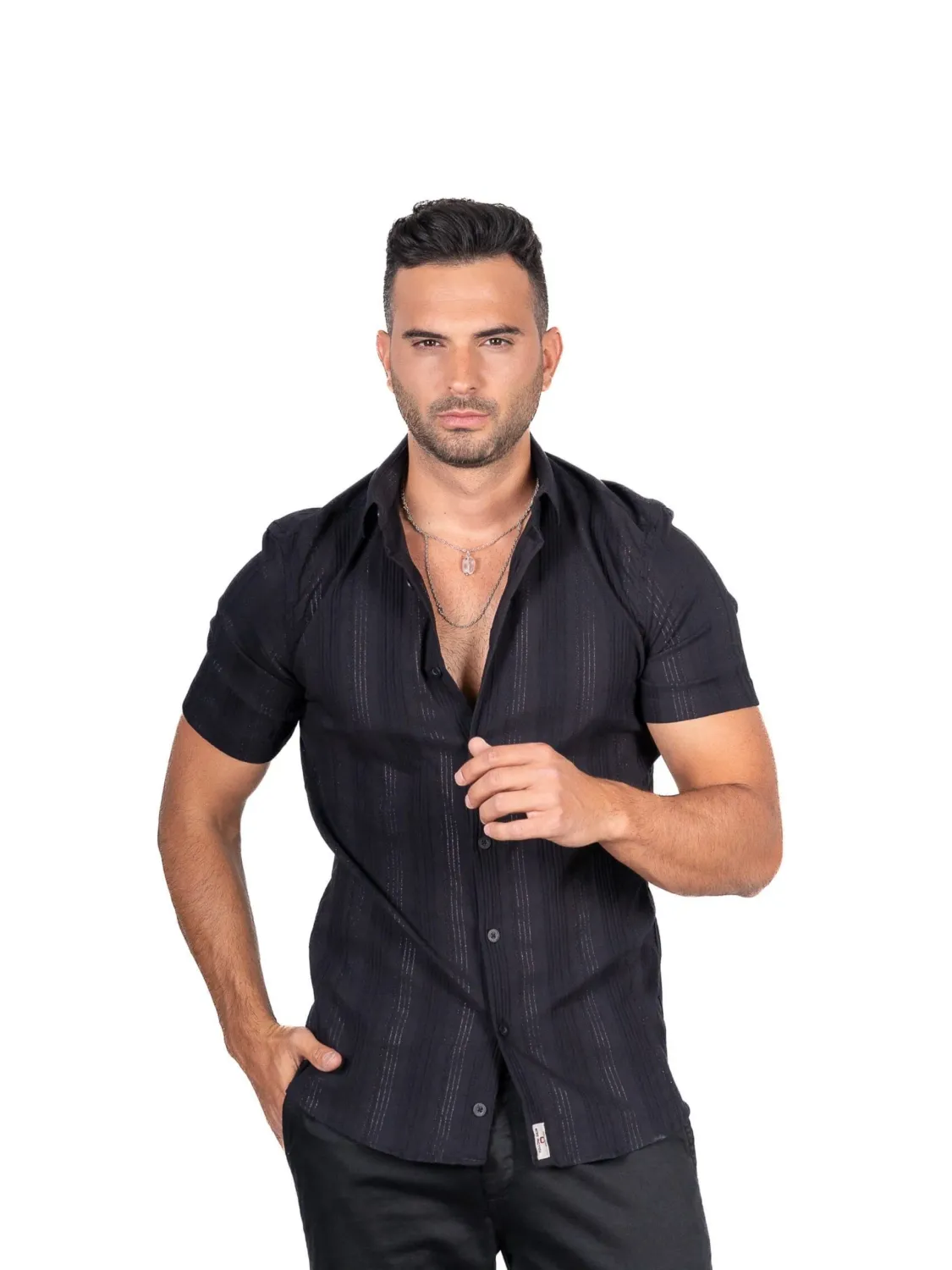 Camisa Manga Corta Tejido Super Elastico Camisa Manga Corta Tejido Super Elastico