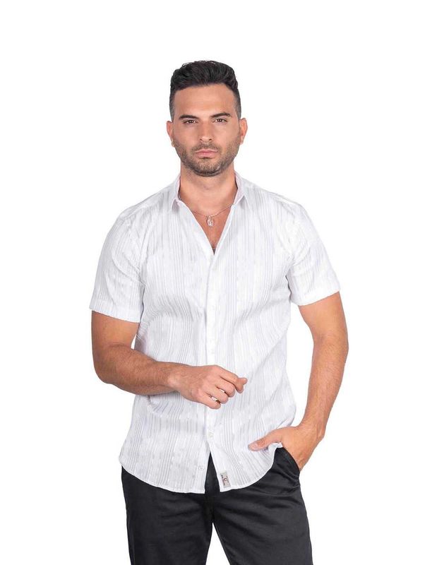 CAMISA MANGA CORTA BLANCA