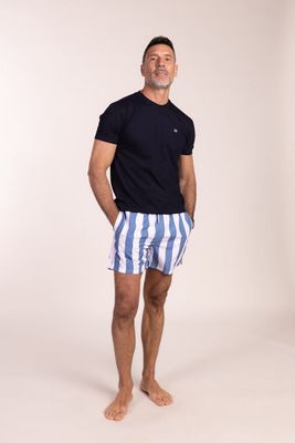 CAMISETA BASICA PREMIUM MANGA CORTA MARINO