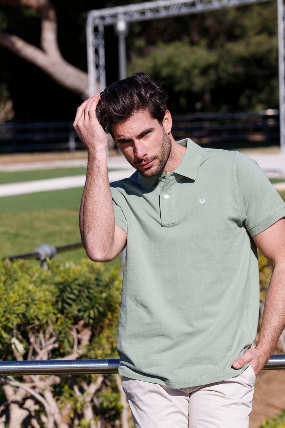 POLO BASICO VERDE MENTA