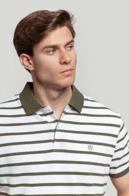 POLO RAYAS VERDE