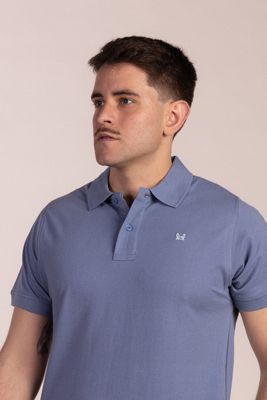 POLO BASICO AZUL