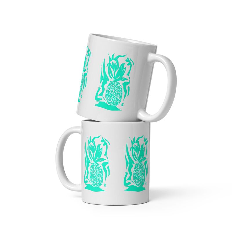 Aqua Blue Crew Mug