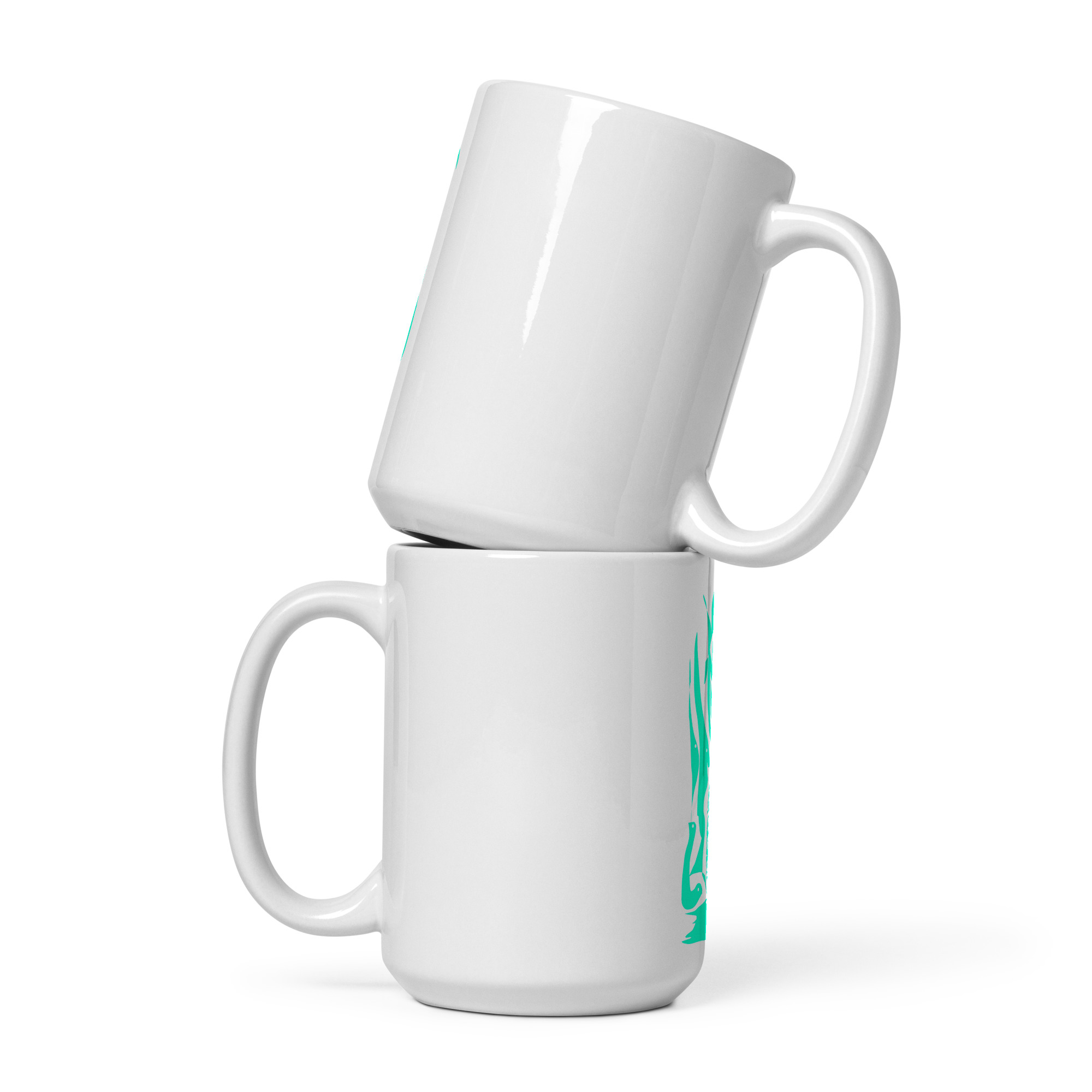 Aqua Blue Crew Mug