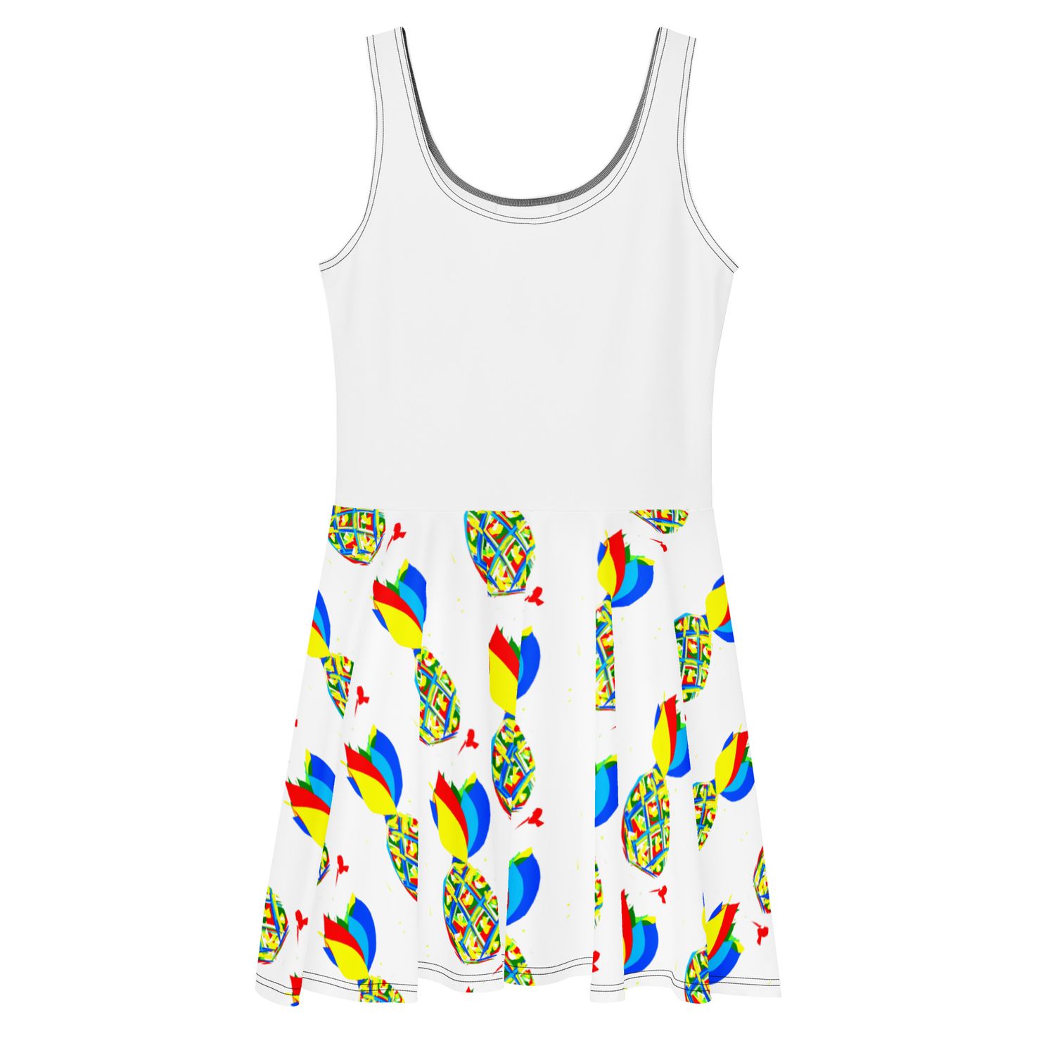 Primary Color Pineapple Dress
