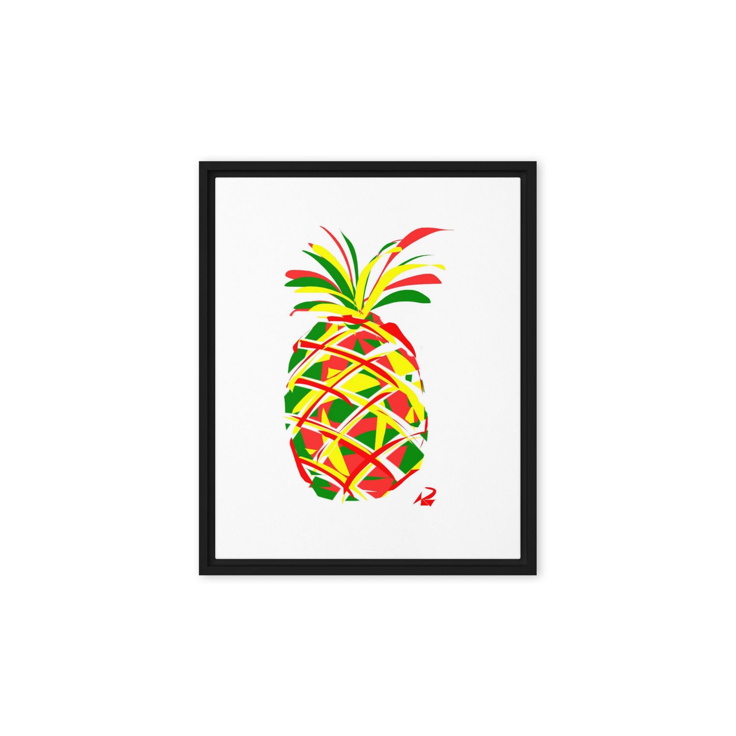 Red, Yellow, Green Pineapple