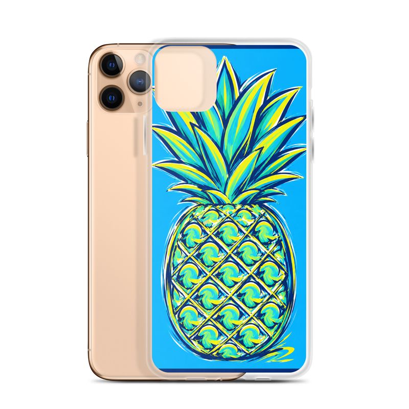 Turquoise Pineapple Phone Case