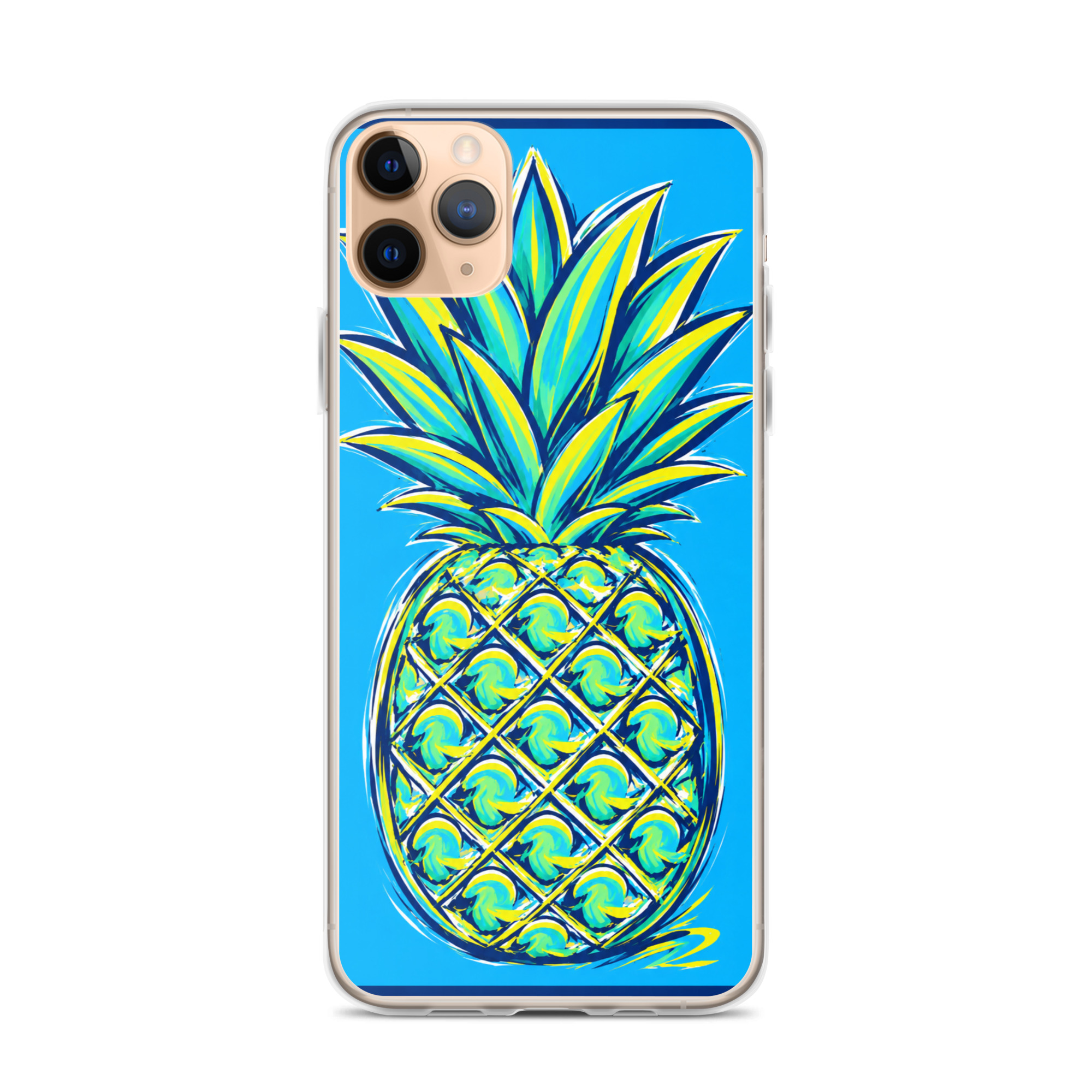 Turquoise Pineapple Phone Case