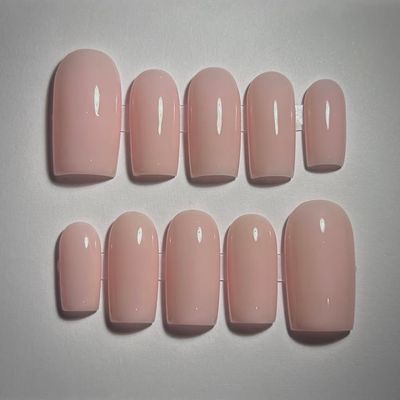 Solid Full Color Press On Nails