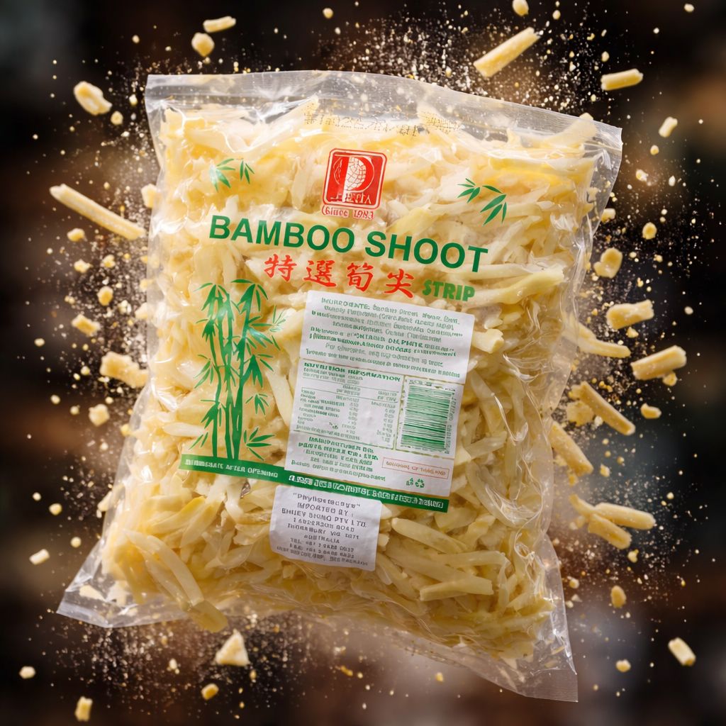 Bamboo shoot strip
