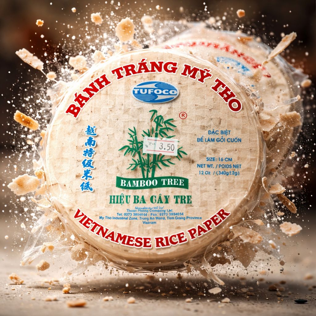Bamboo tree fried rice paper