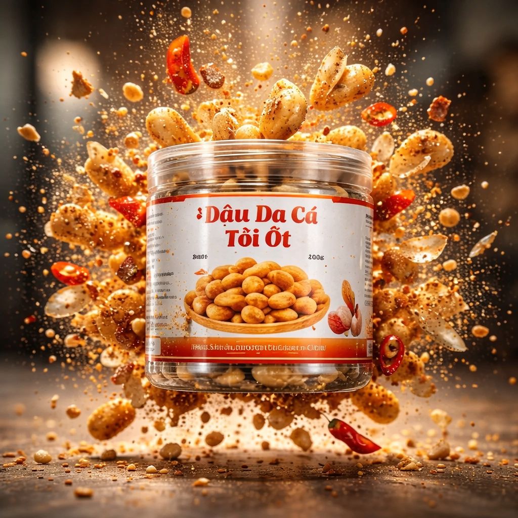 Fish skin peanuts