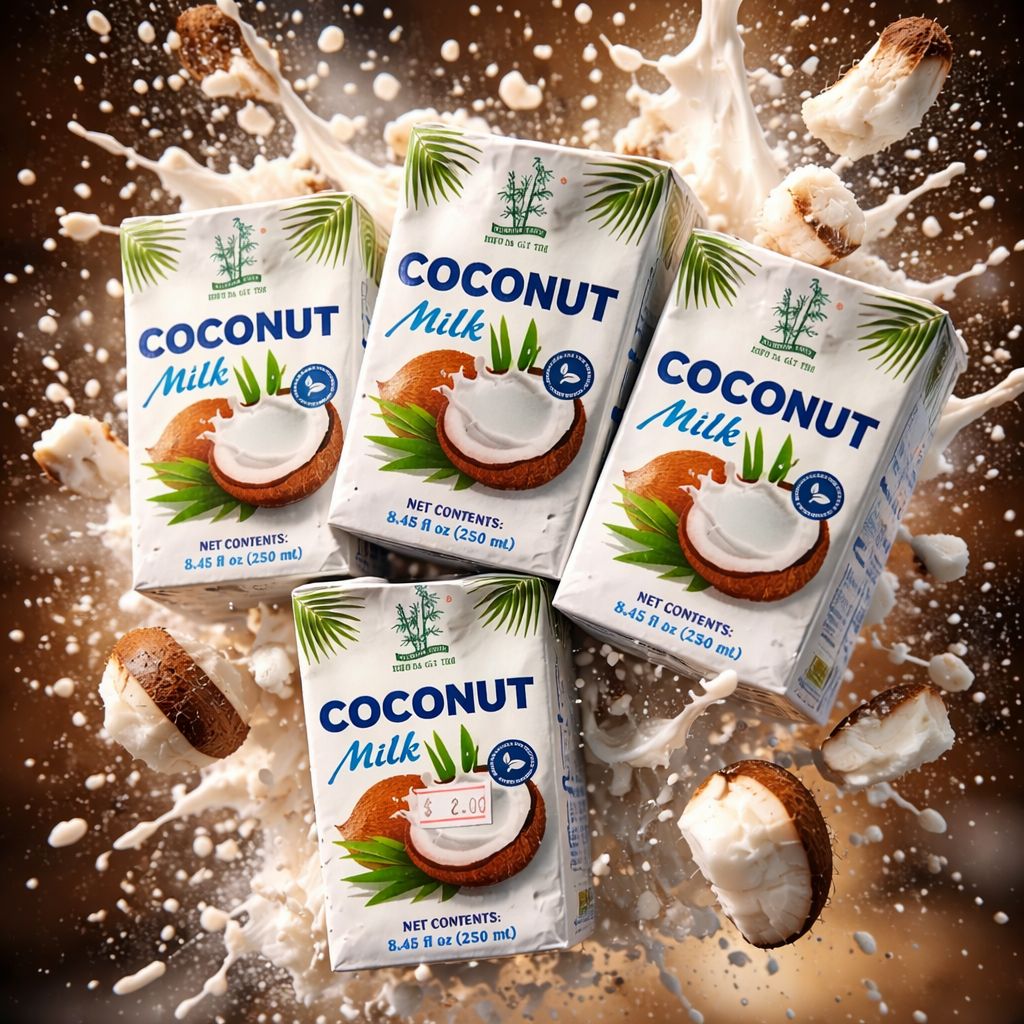 BBT coconut cream paper package 250ml
