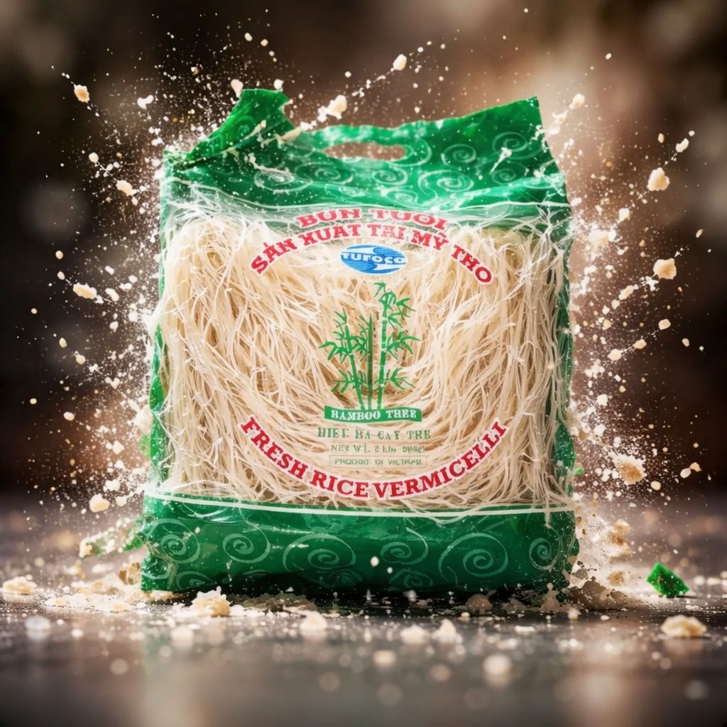 3 bamboo rice noodles 400g S
