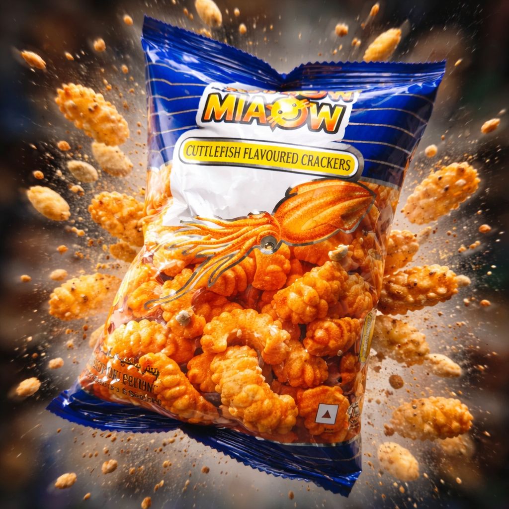 Miaow cuttlefish crackers