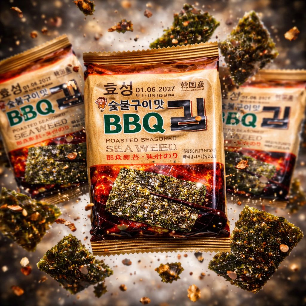 Roasted seasoning seaweed