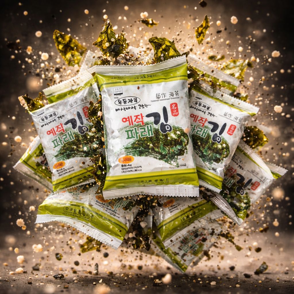 Green seaweed laver