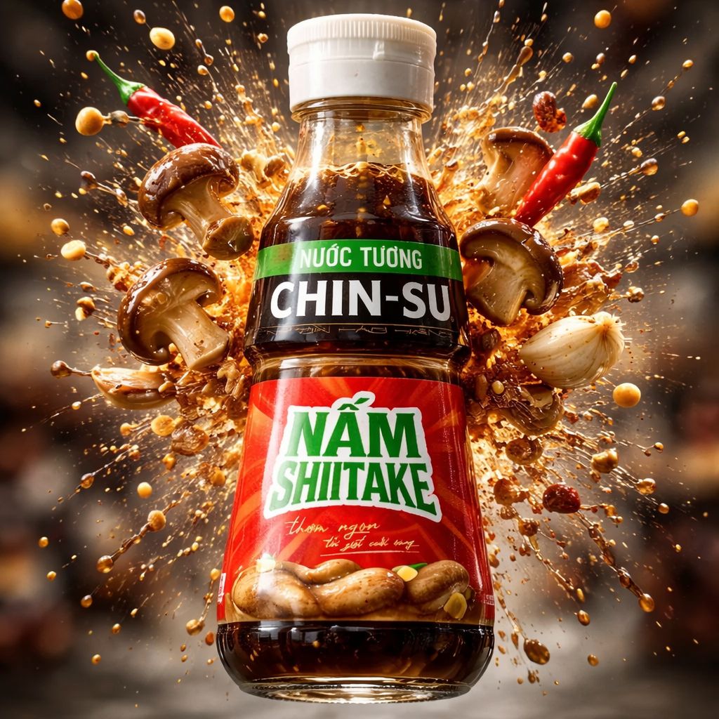 Chin-su shiitake soy sauce 330ml