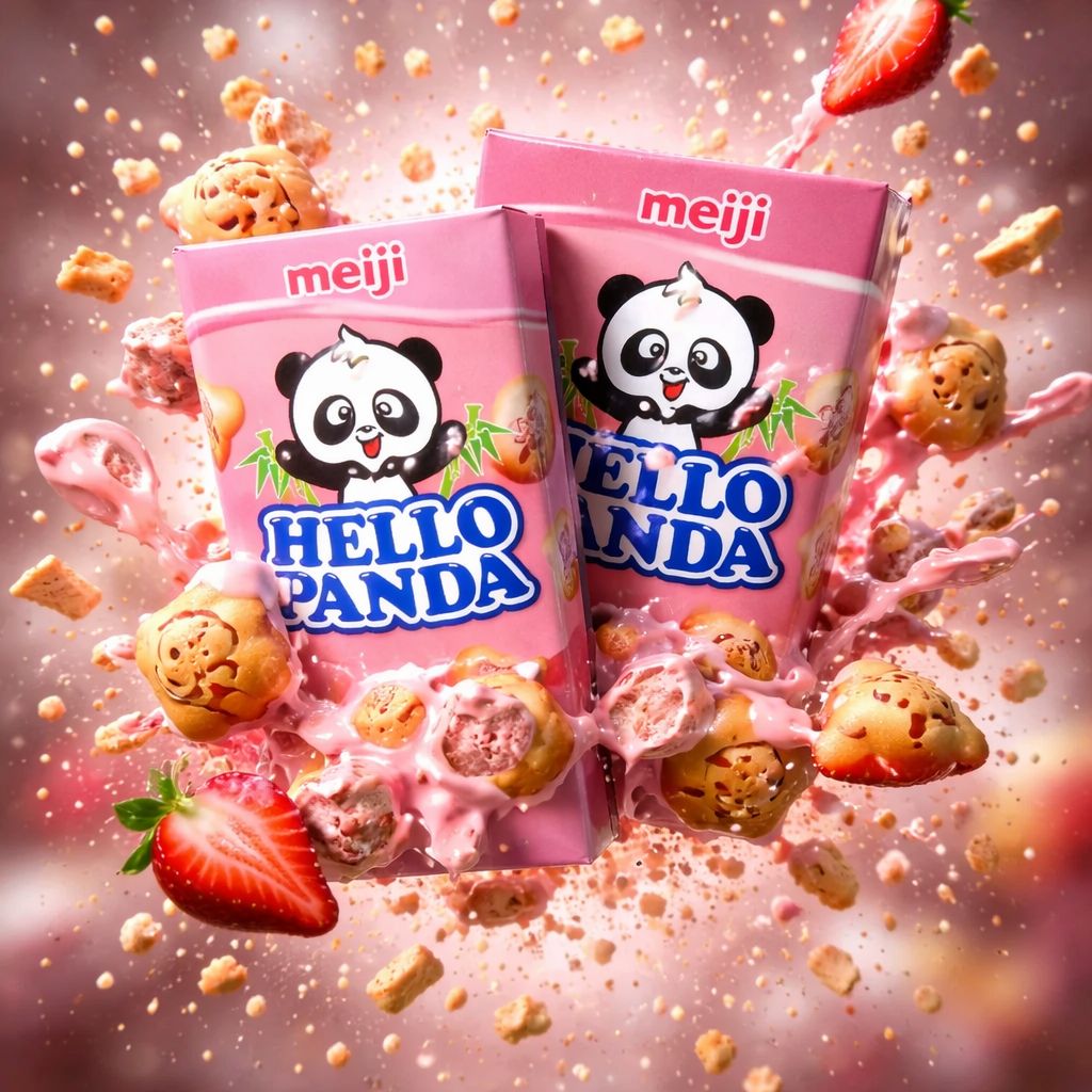 Hello Panda Strawberry