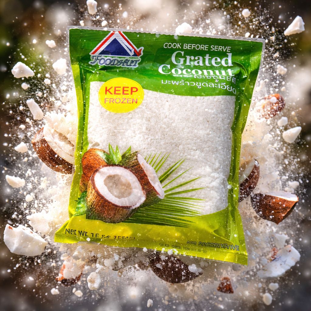 Grated coconut