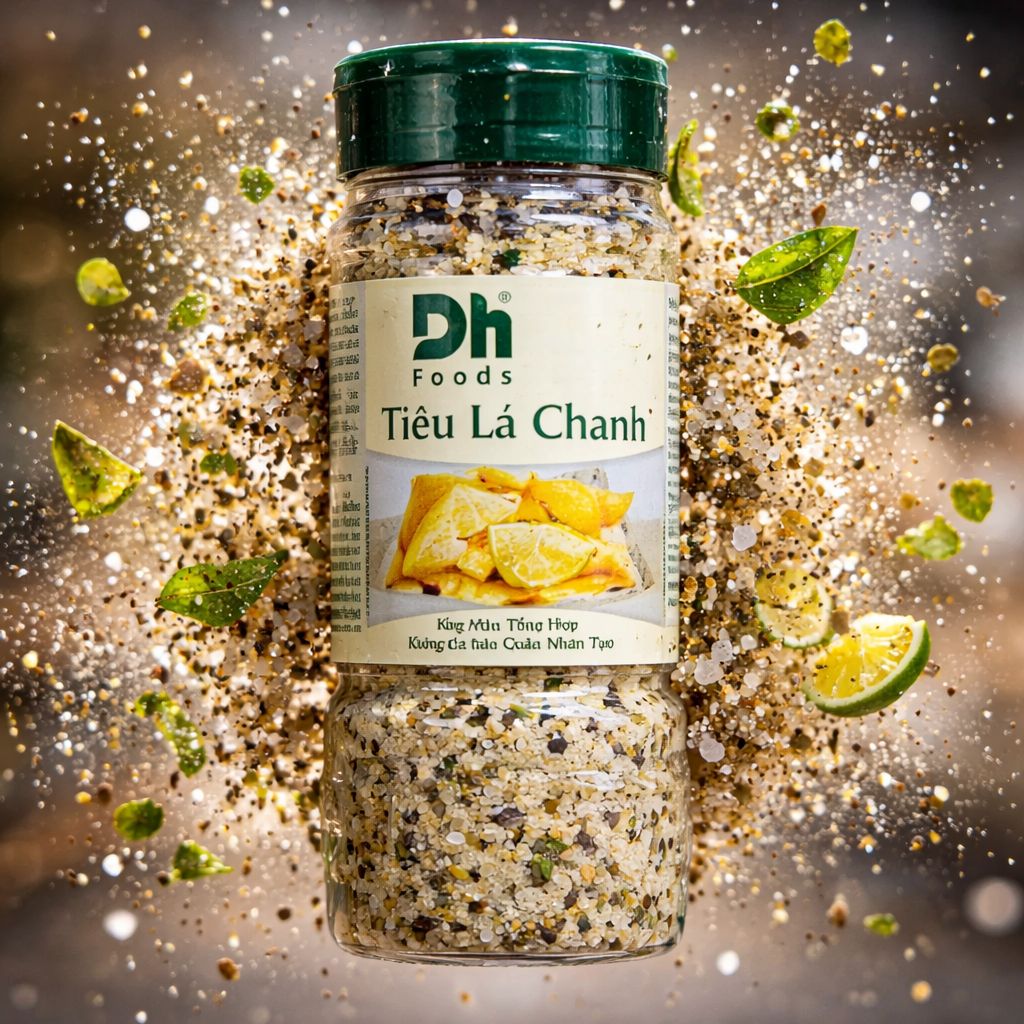 Lime leaf pepper salt
