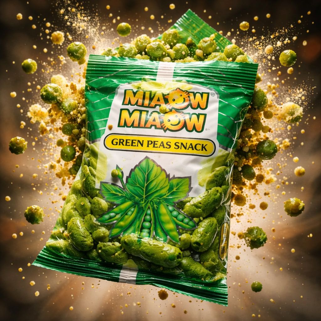 Miaow Miaow Green Peas Snack