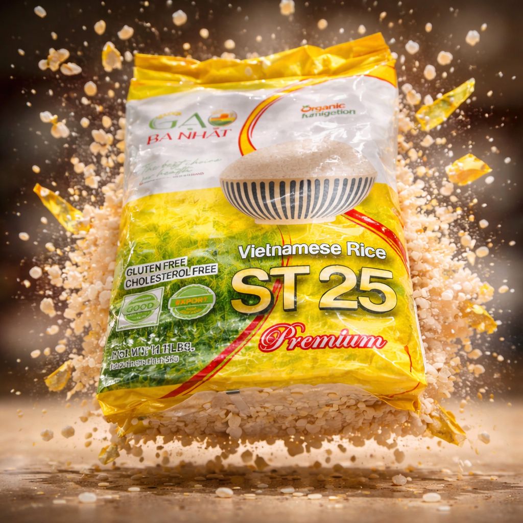 BA NHAT Organic Jasmine rice 5kg