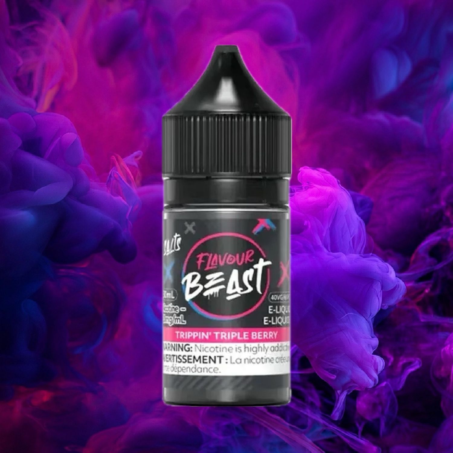 TRIPPIN' TRIPLE BERRY by FLAVOUR BEAST SALTS TRIPPIN' TRIPLE BERRY by FLAVOUR BEAST SALTS