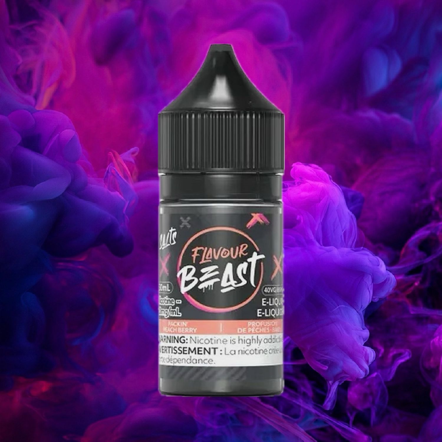 PACKIN' PEACH BERRY by FLAVOUR BEAST SALTS PACKIN' PEACH BERRY by FLAVOUR BEAST SALTS
