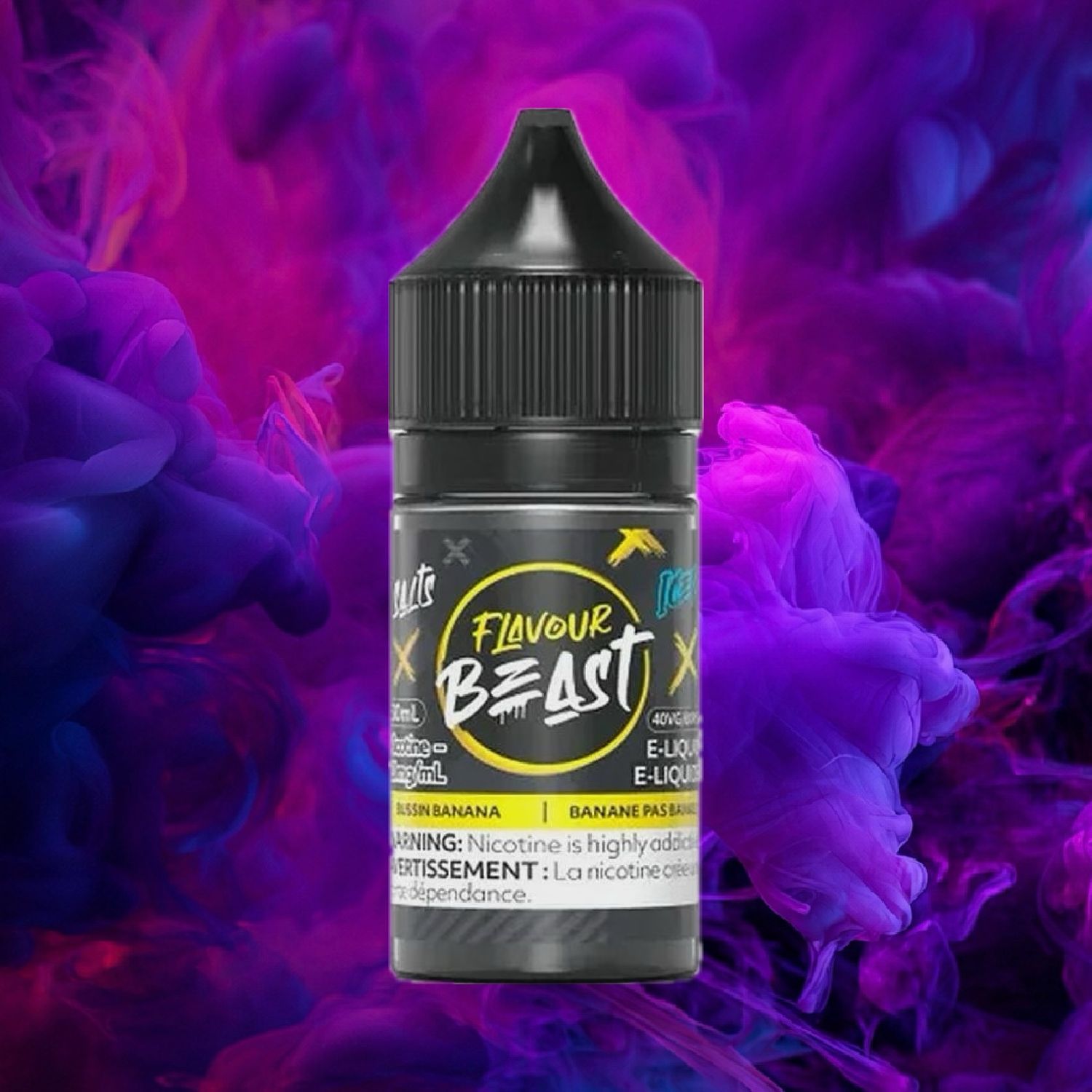 BUSSIN BANANA ICED by FLAVOUR BEAST SALTS BUSSIN BANANA ICED by FLAVOUR BEAST SALTS
