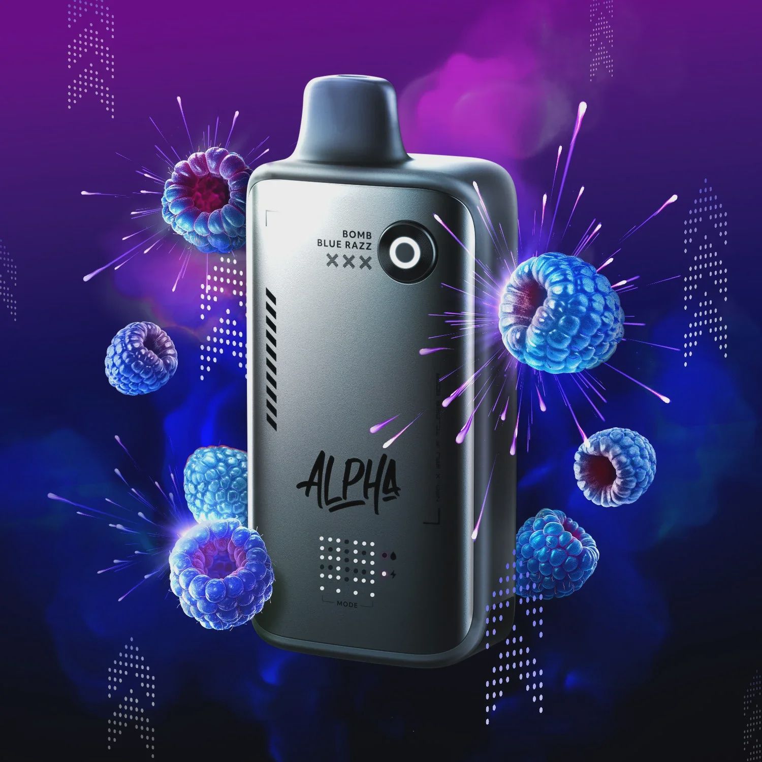 FLAVOUR BEAST ALPHA 80K DISPOSABLE VAPE FLAVOUR BEAST ALPHA 80K DISPOSABLE VAPE, Flavour: BOMB BLUE RAZZ w/Excise Duty F/P