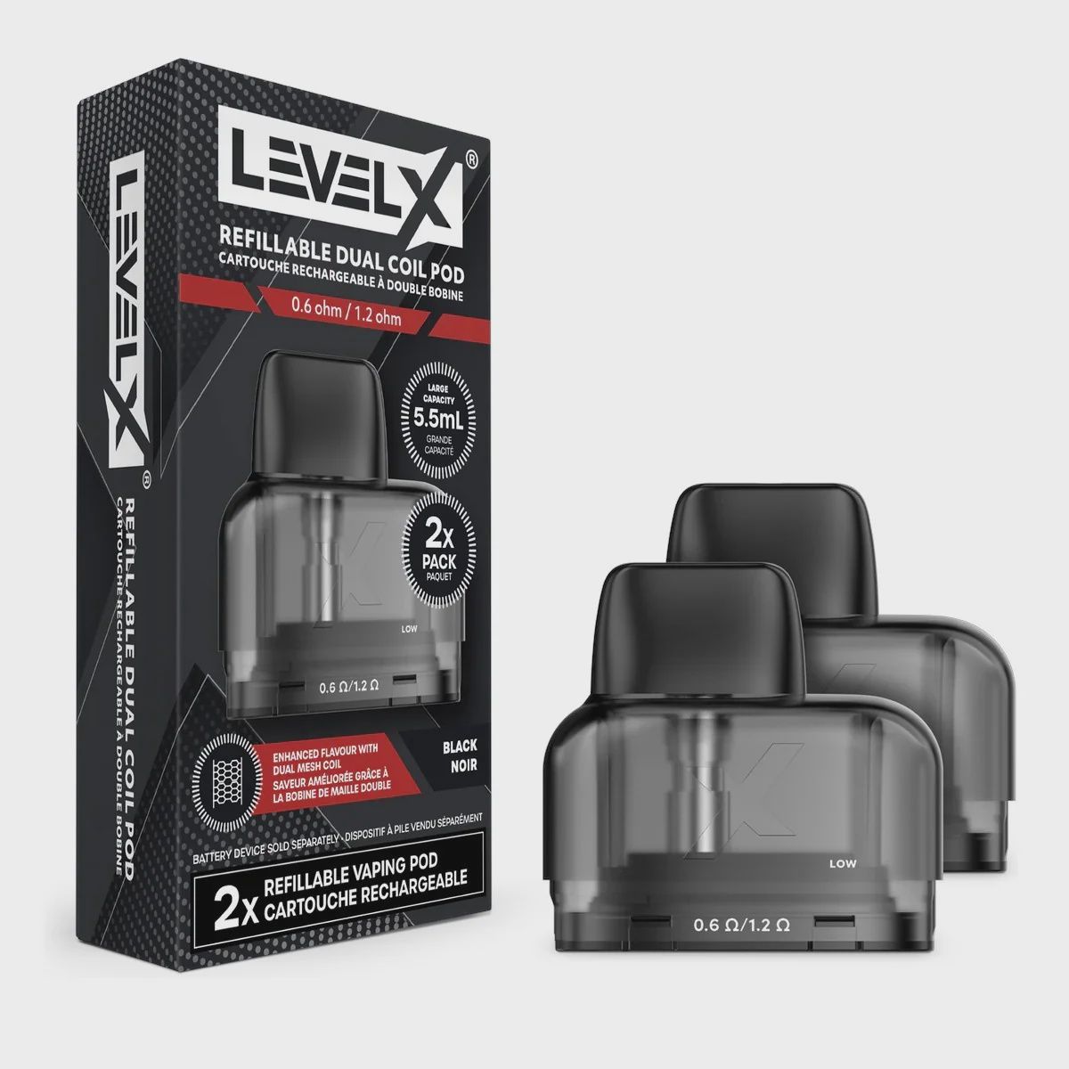 LEVEL X REFILLABLE PODS - 2 Pack LEVEL X REFILLABLE PODS - 2 Pack