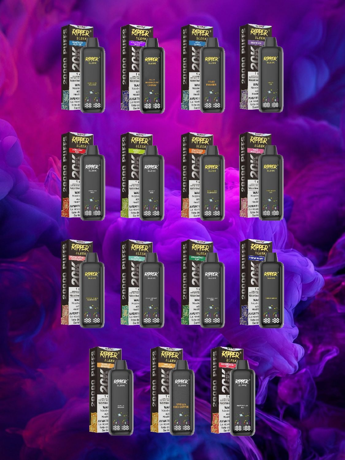 RIPPER SLEEK 20K DISPOSABLE VAPE RIPPER SLEEK 20K DISPOSABLE VAPE