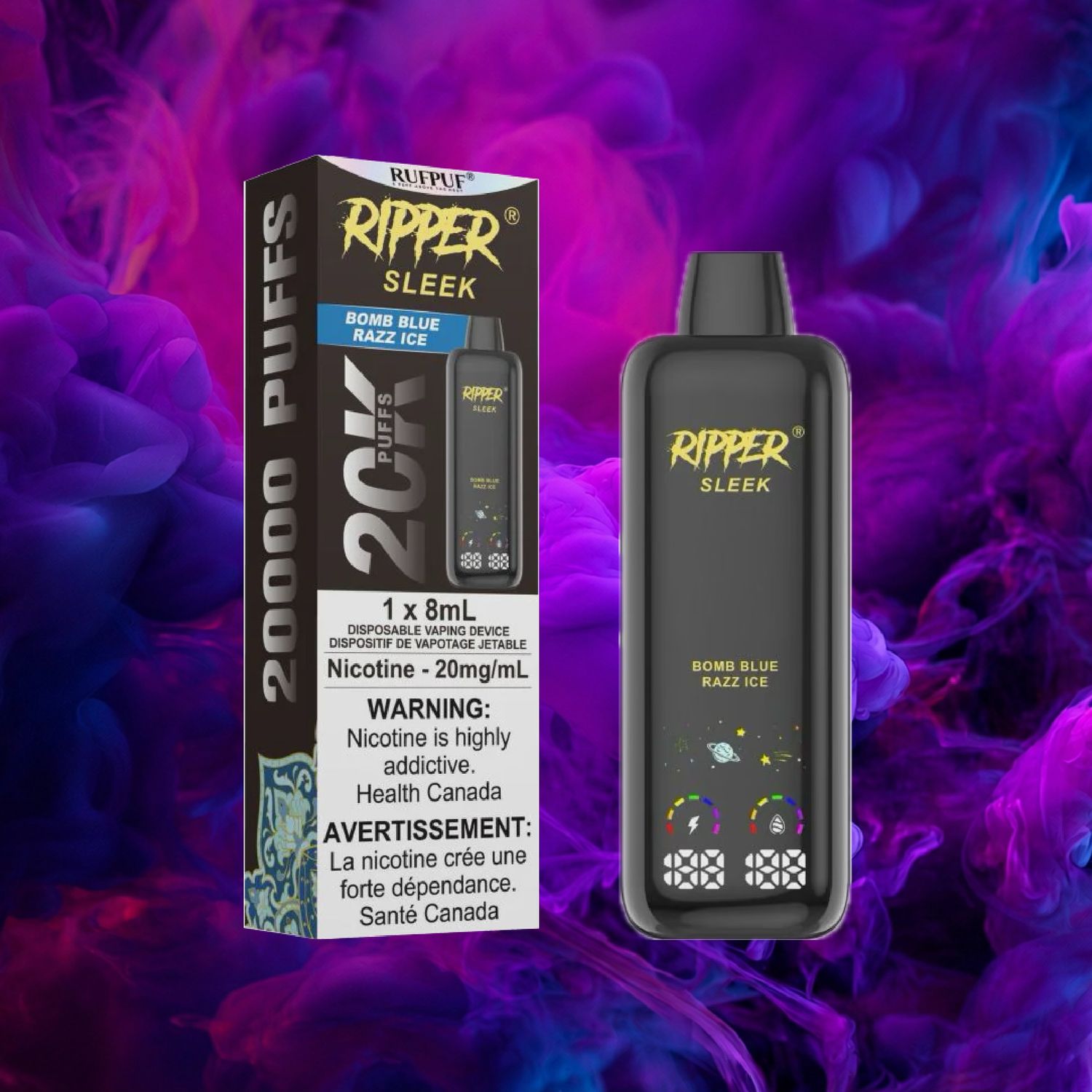 RIPPER SLEEK 20K DISPOSABLE VAPE