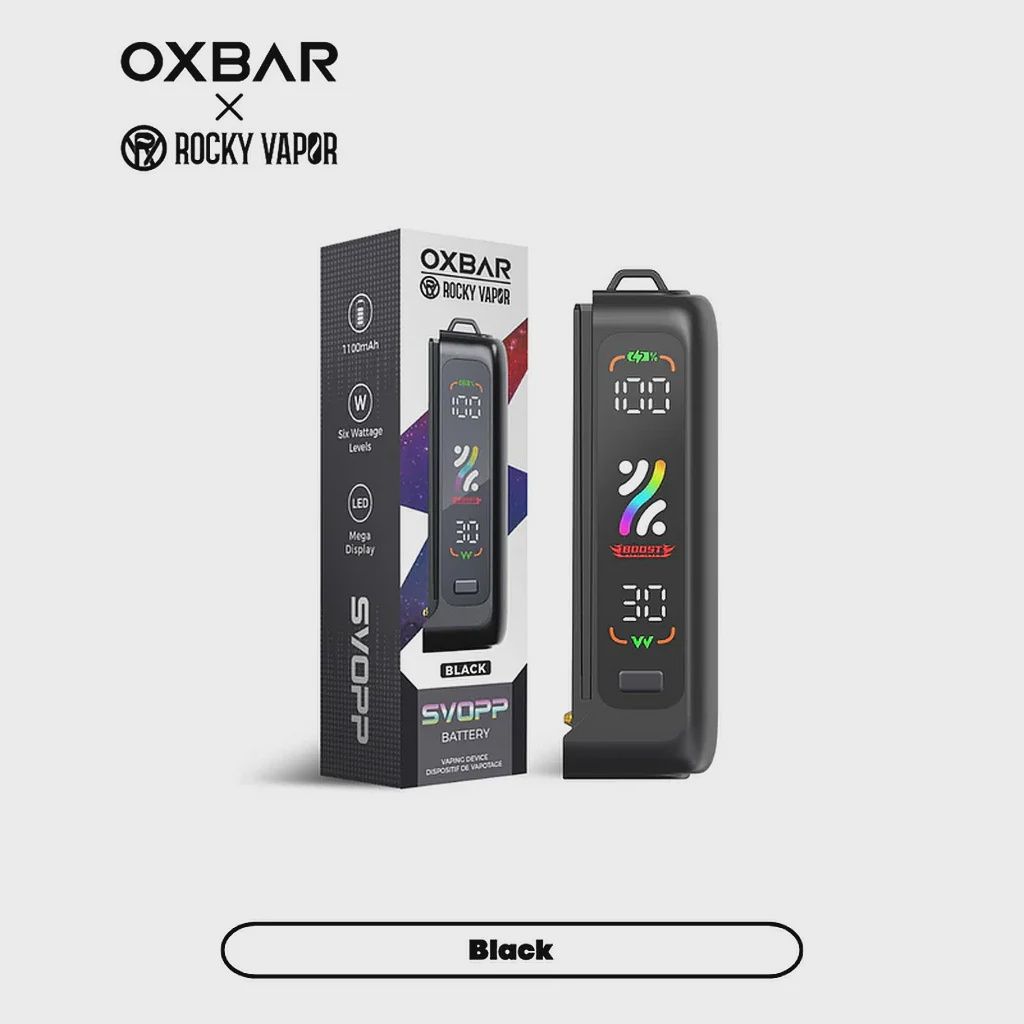 OXBAR SVOPP BATTERY OXBAR SVOPP BATTERY, Color: Black