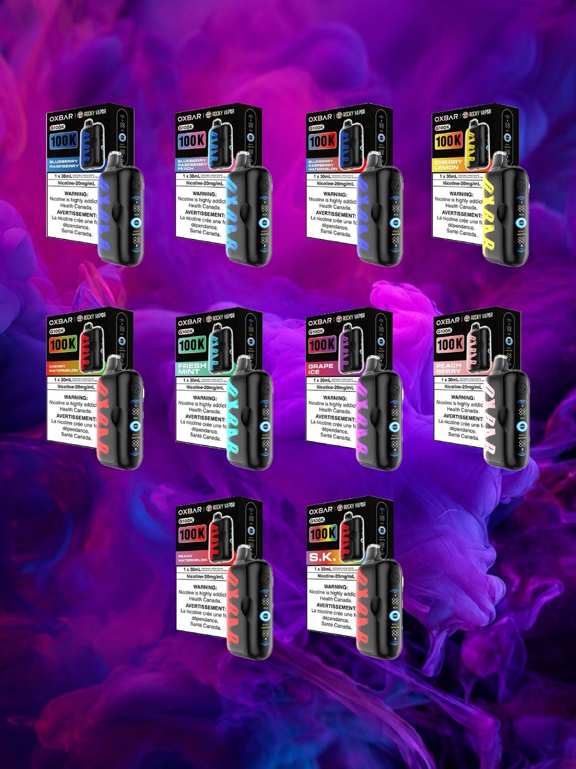 OXBAR G100K DISPOSABLE VAPE OXBAR G100K DISPOSABLE VAPE