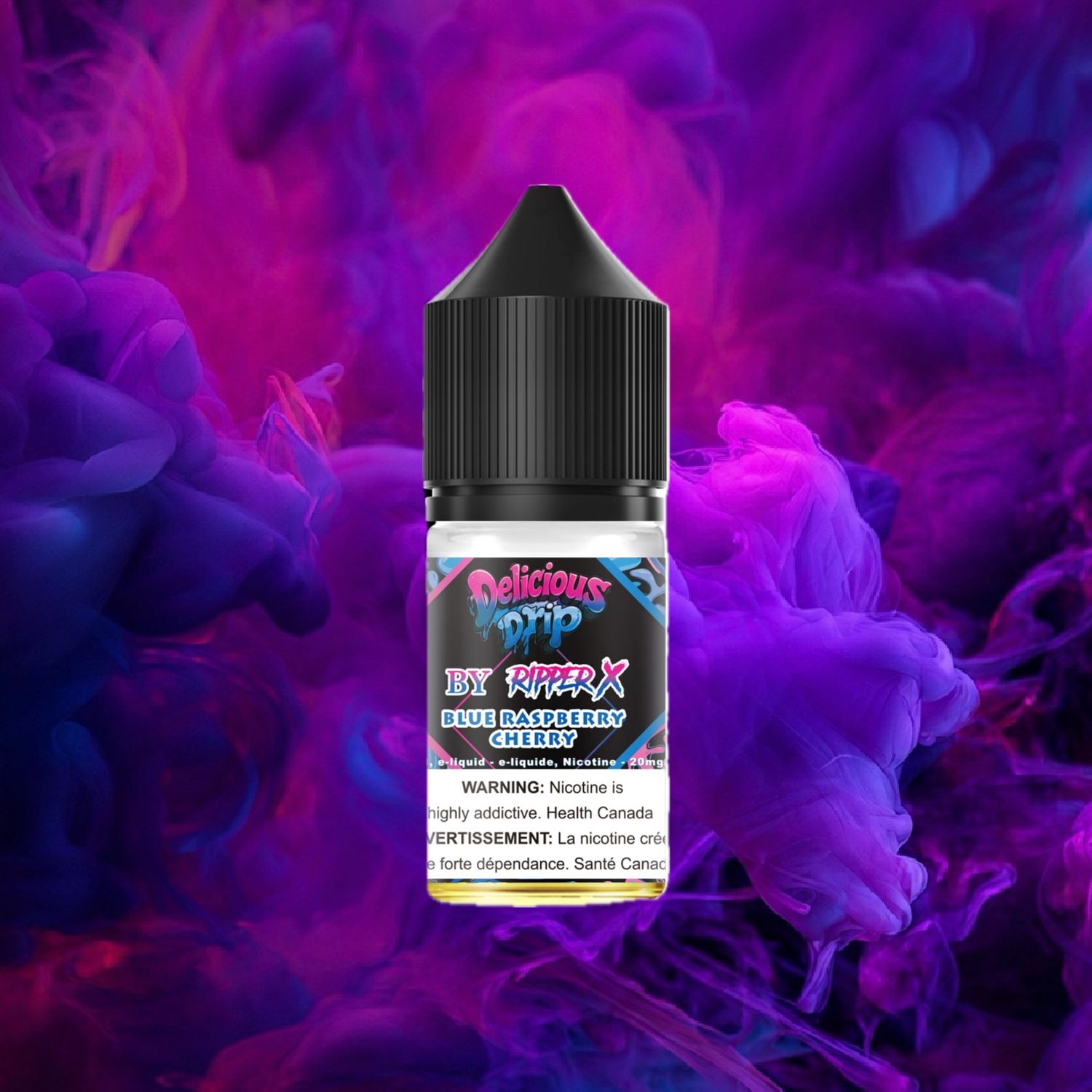 BLUE RASPBERRY CHERRY by DELICIOUS DRIP SALTS BLUE RASPBERRY CHERRY by DELICIOUS DRIP SALTS, Strength: 20mg w/Excise Duty F/P
