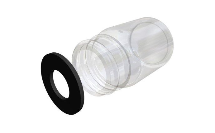 Vari-Flo Threaded Sight Glass with Gasket
