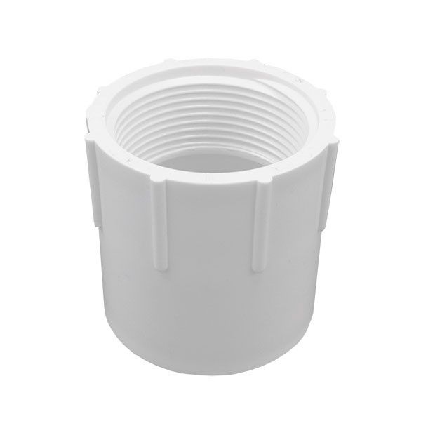 2" White Slip x FPT SCH40 PVC Female Adapter